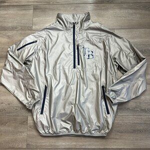 Tampa Bay Rays Men's XXL GIII Switch Hitter Half Zip Pullover Jacket